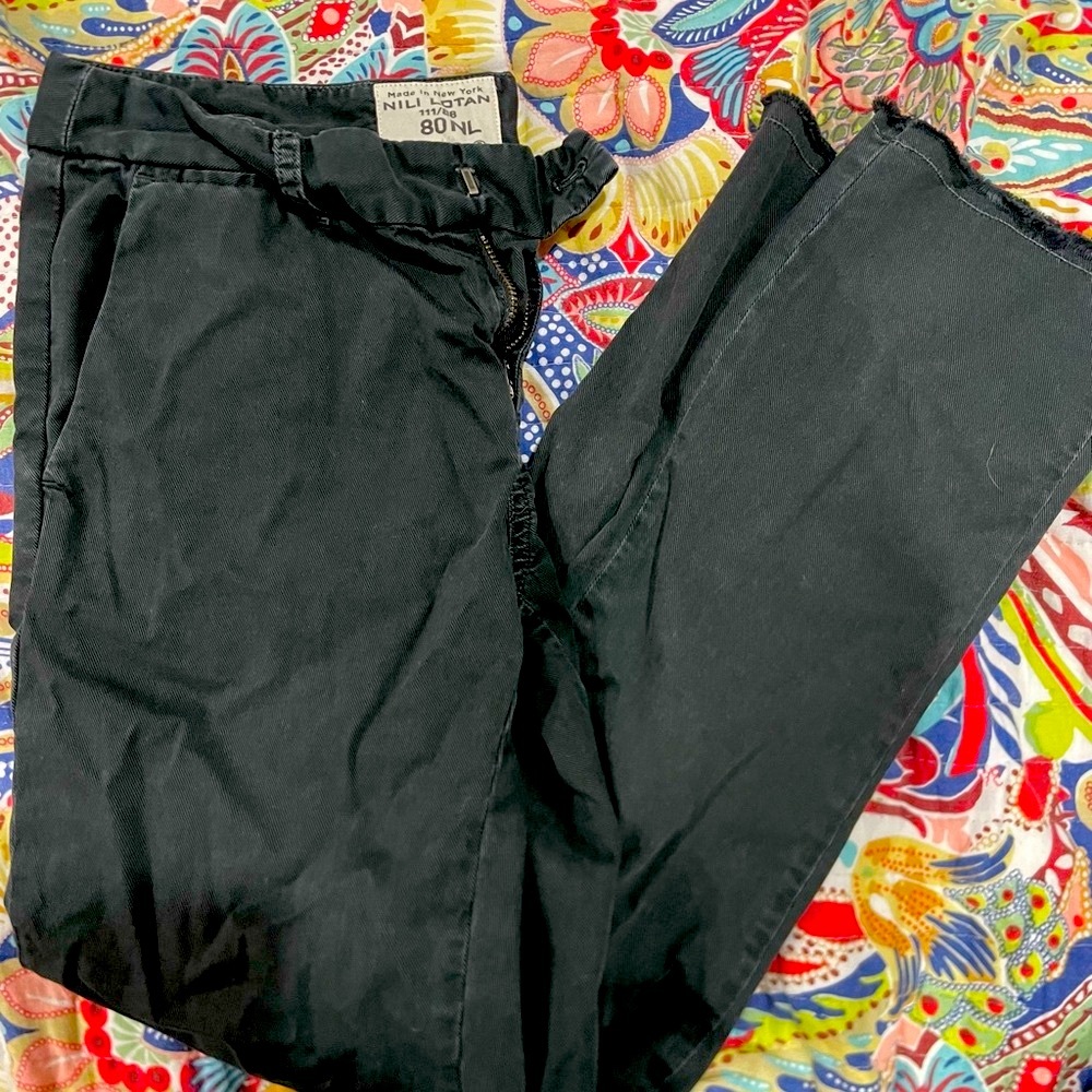 NILI LOTAN Black Ankle Jeans 111/88 80 NL